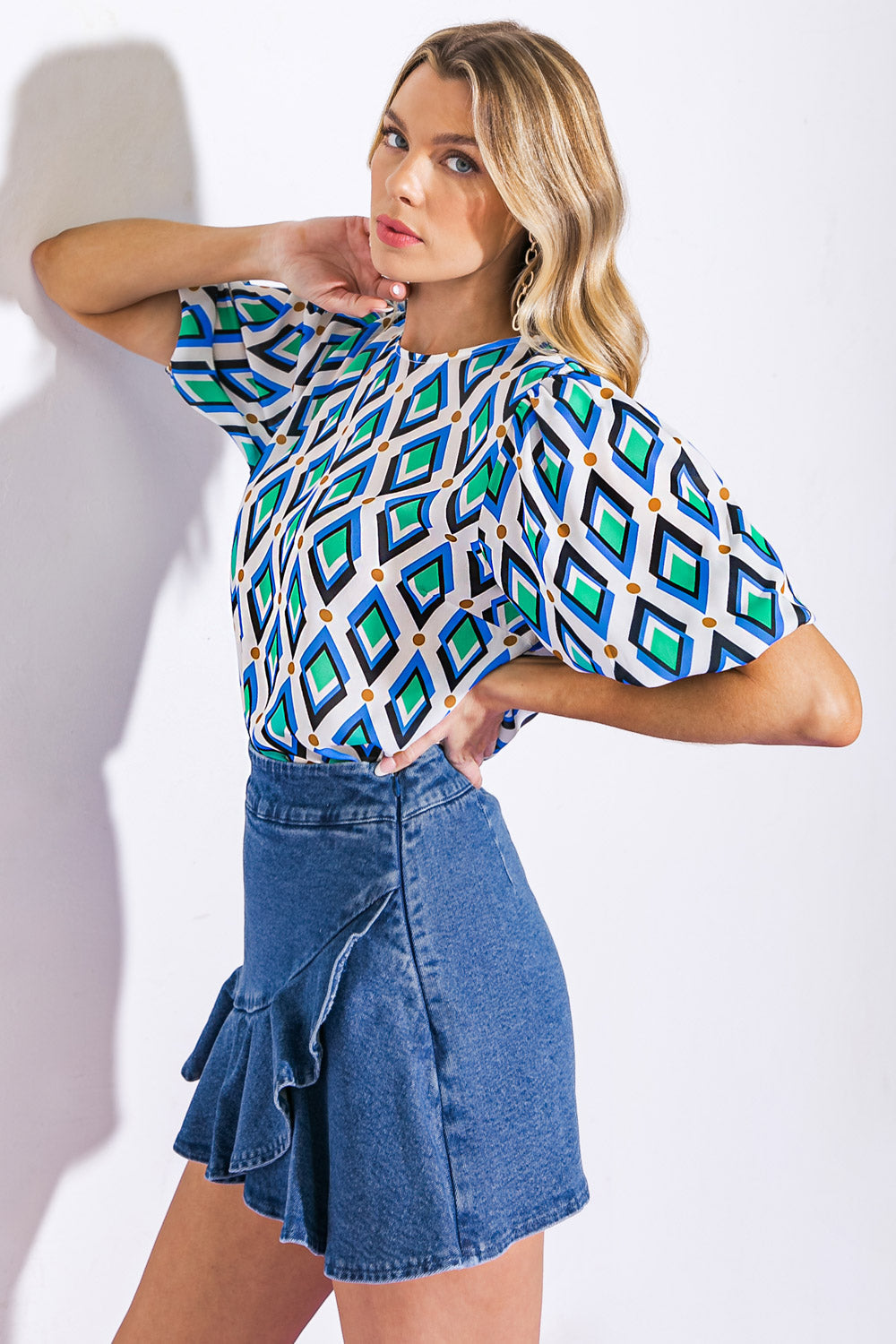 FRESH TAKE WOVEN TOP Flying Tomato